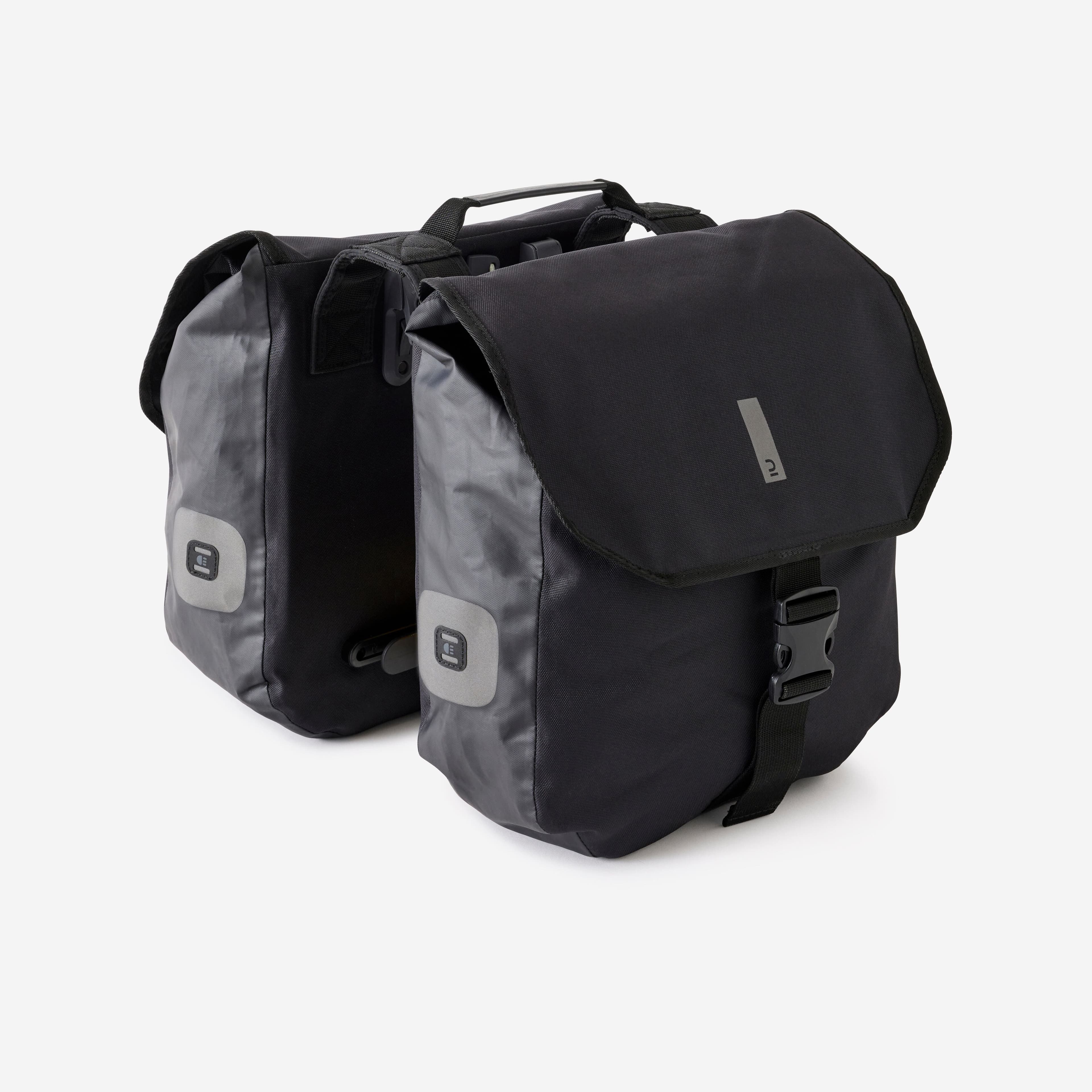 Sacoche double imperméable pour porte bagages - 2x20L